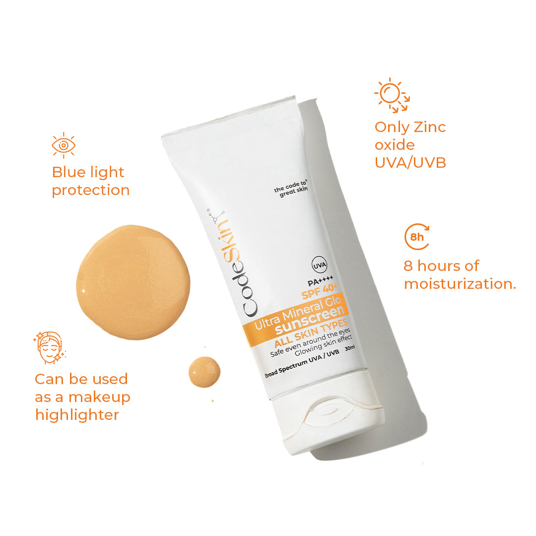 UltraMineral Glo Sunscreen | SPF 40+