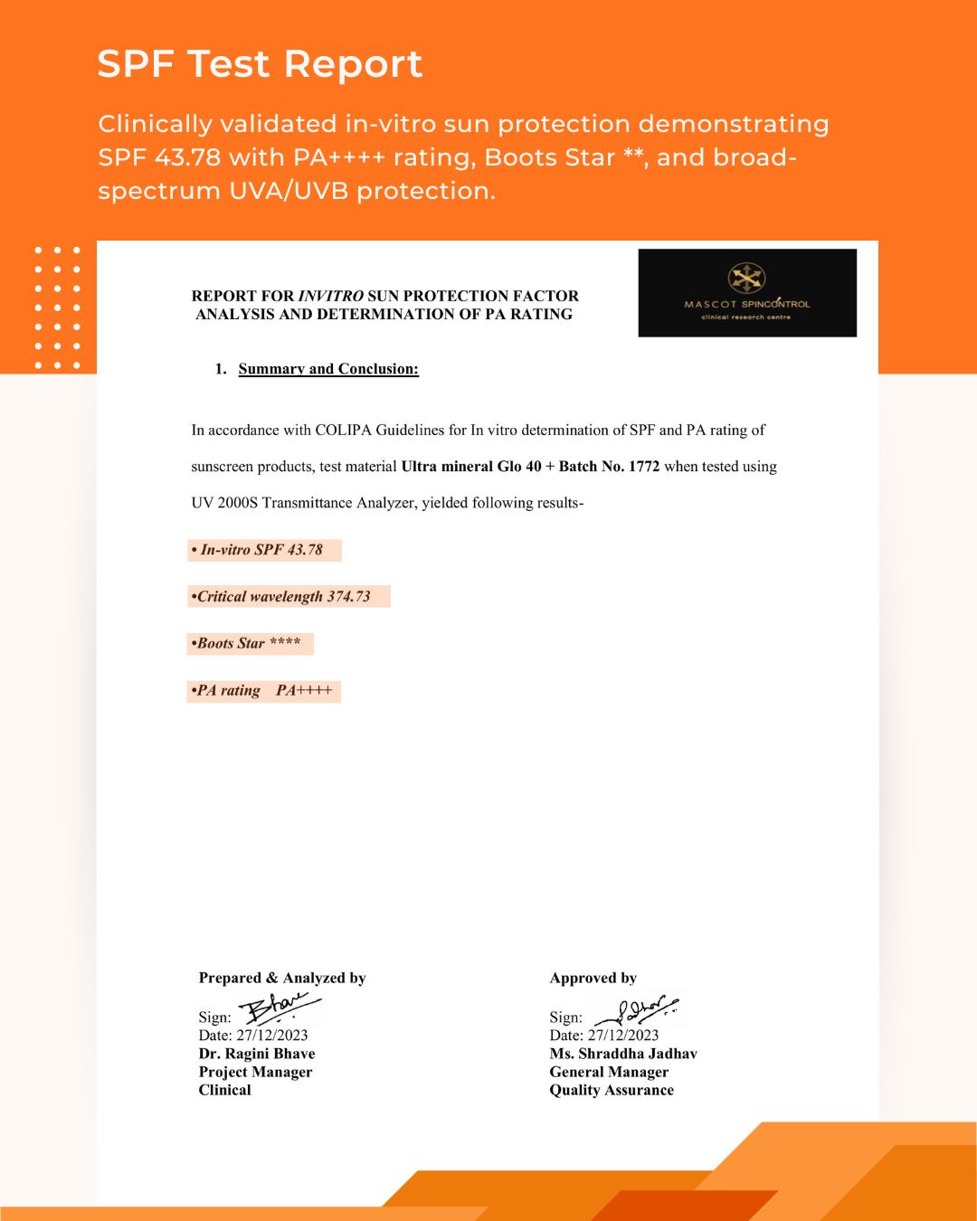 UltraMineral Glo Sunscreen SPF