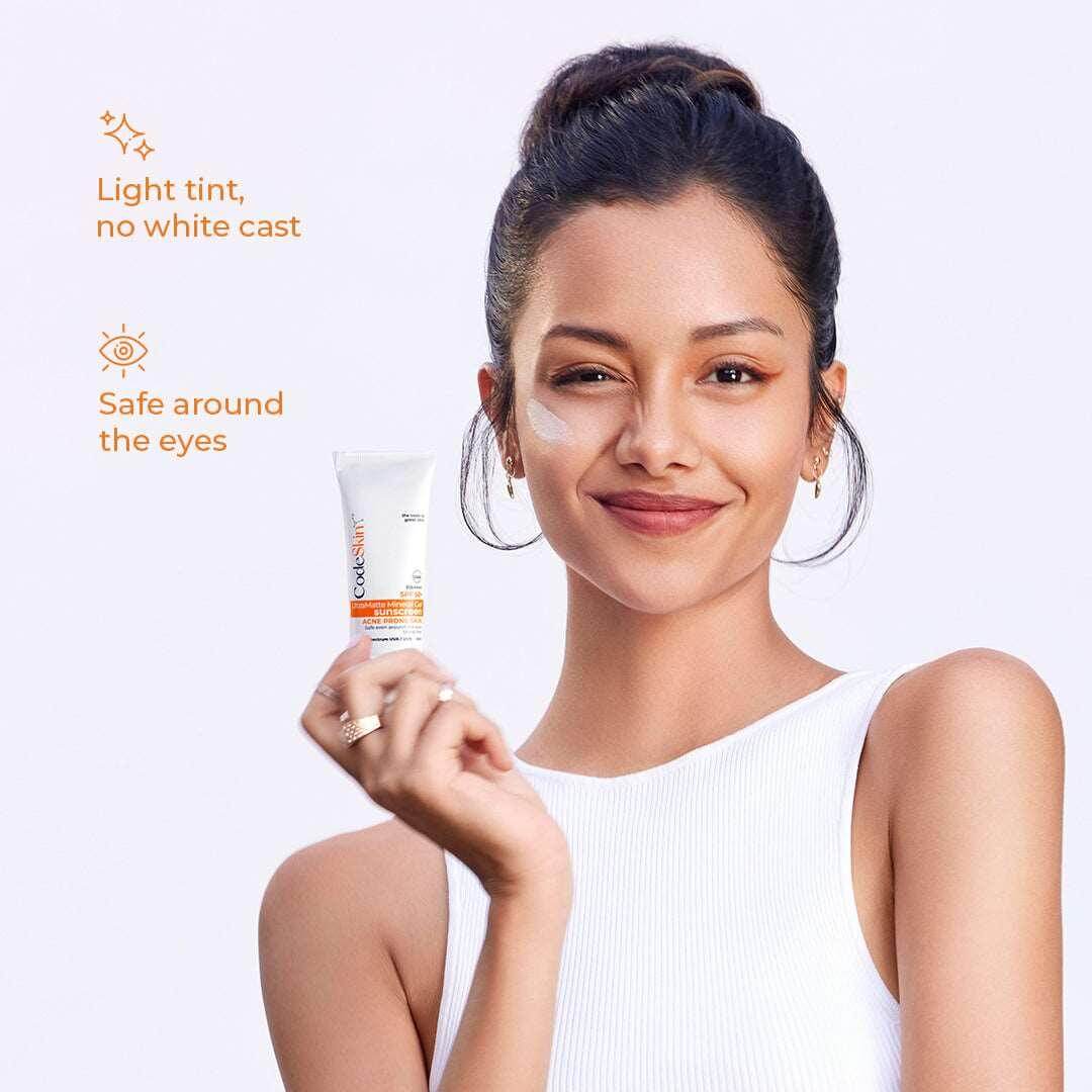 Image of UltraMatte Mineral Gel Sunscreen | SPF 50+ - CodeSkin