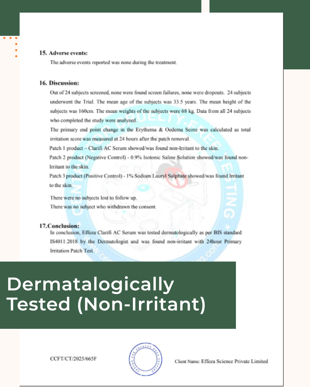 Clarific AC Serum Dermat Tested