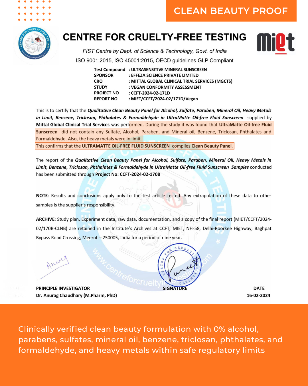 UltraProtect Fluid Sunscreen Clean Beauty