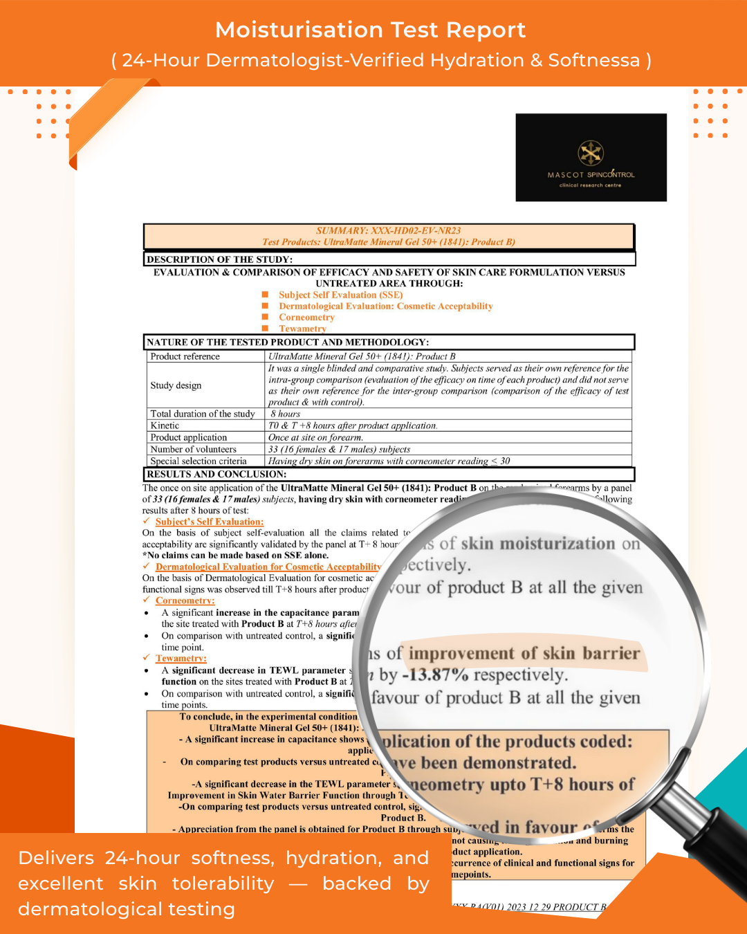 UltraMatte Mineral Gel Sunscreen Moisturization