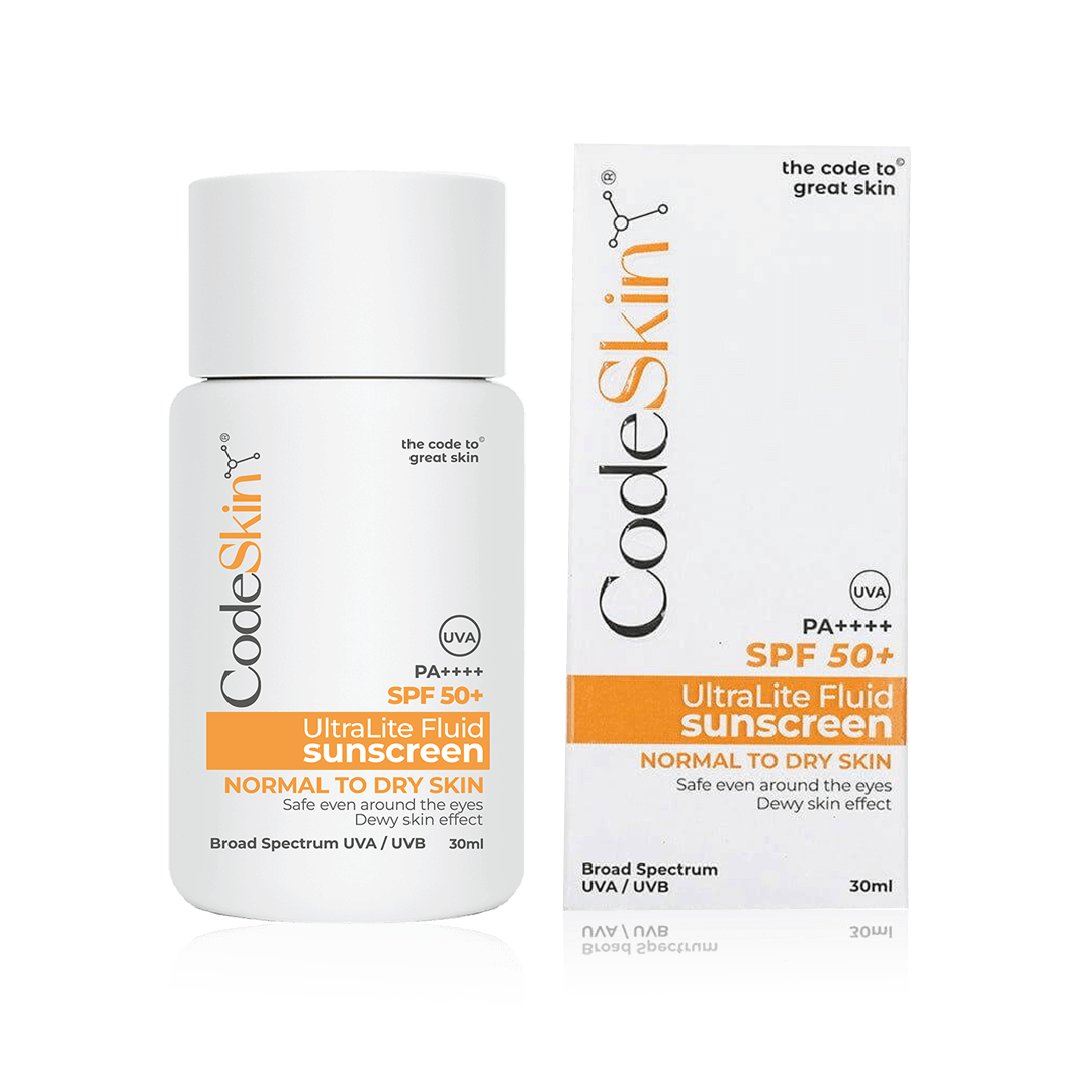 UltraLite Fluid Sunscreen SPF 50+ PA+++ | Lightweight, Non-Greasy Broa ...